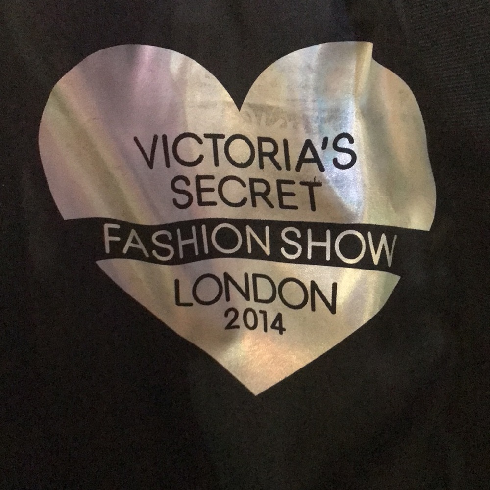2 piece..Black Victoria’s Secret 2014 fashion show tote bag